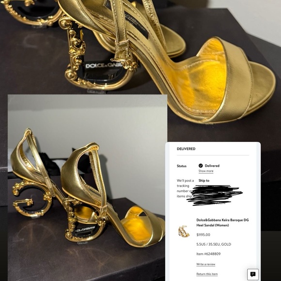 Dolce & gabbana heels size 35 1/2
